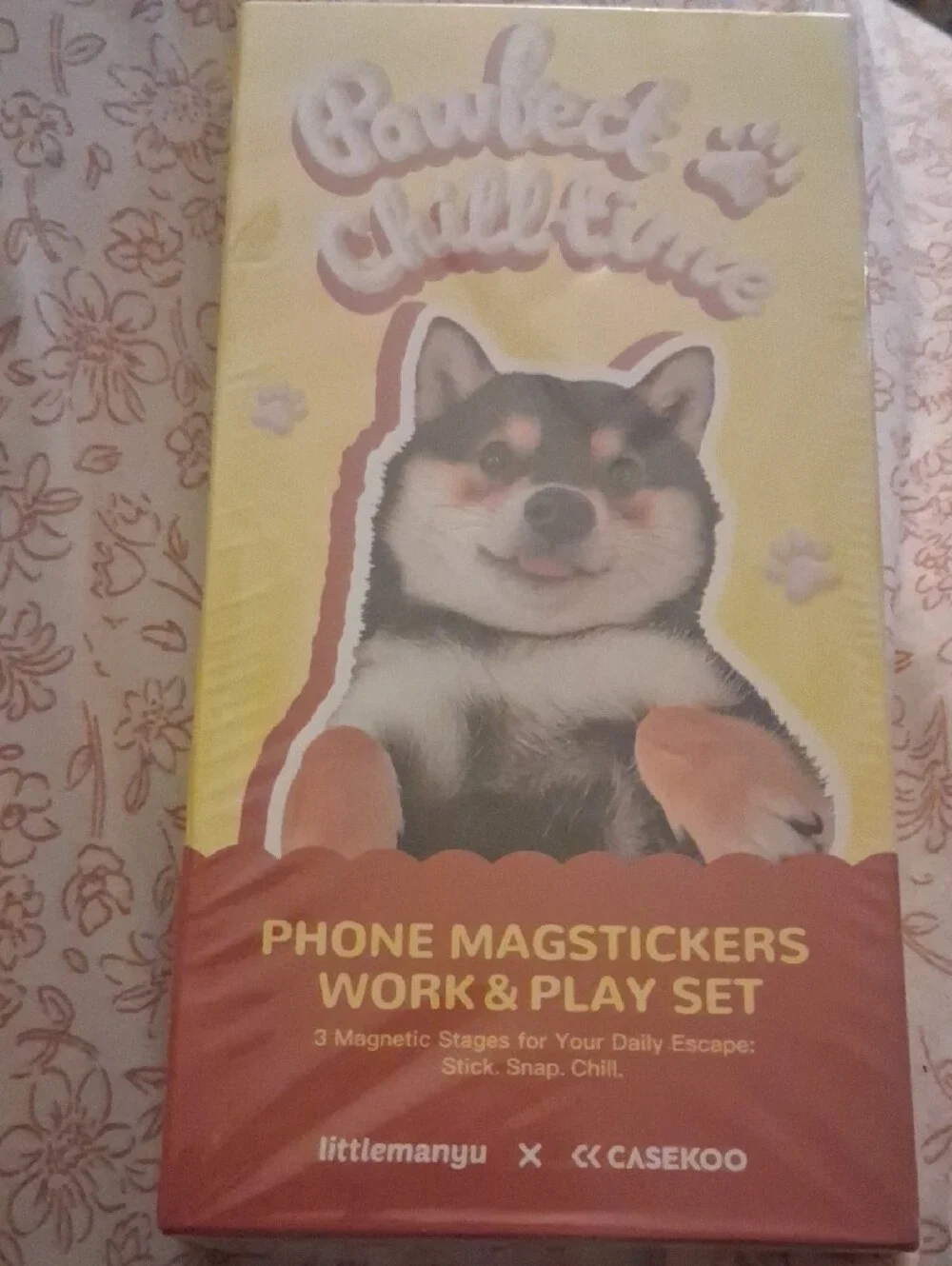 NIB! Collab x Manyu Pawfect Chill Time Magic Stand Pro Case
